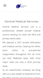 Mobile Screenshot of centralmedicalservices.co.uk